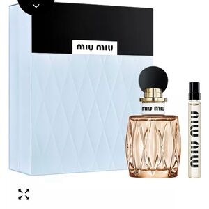 Miu Miu Fragrance Gift Set with Black and Gold Accents